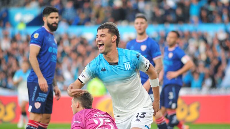 Santiago Sosa hizo el primero de Racing en el Presidente Perón.