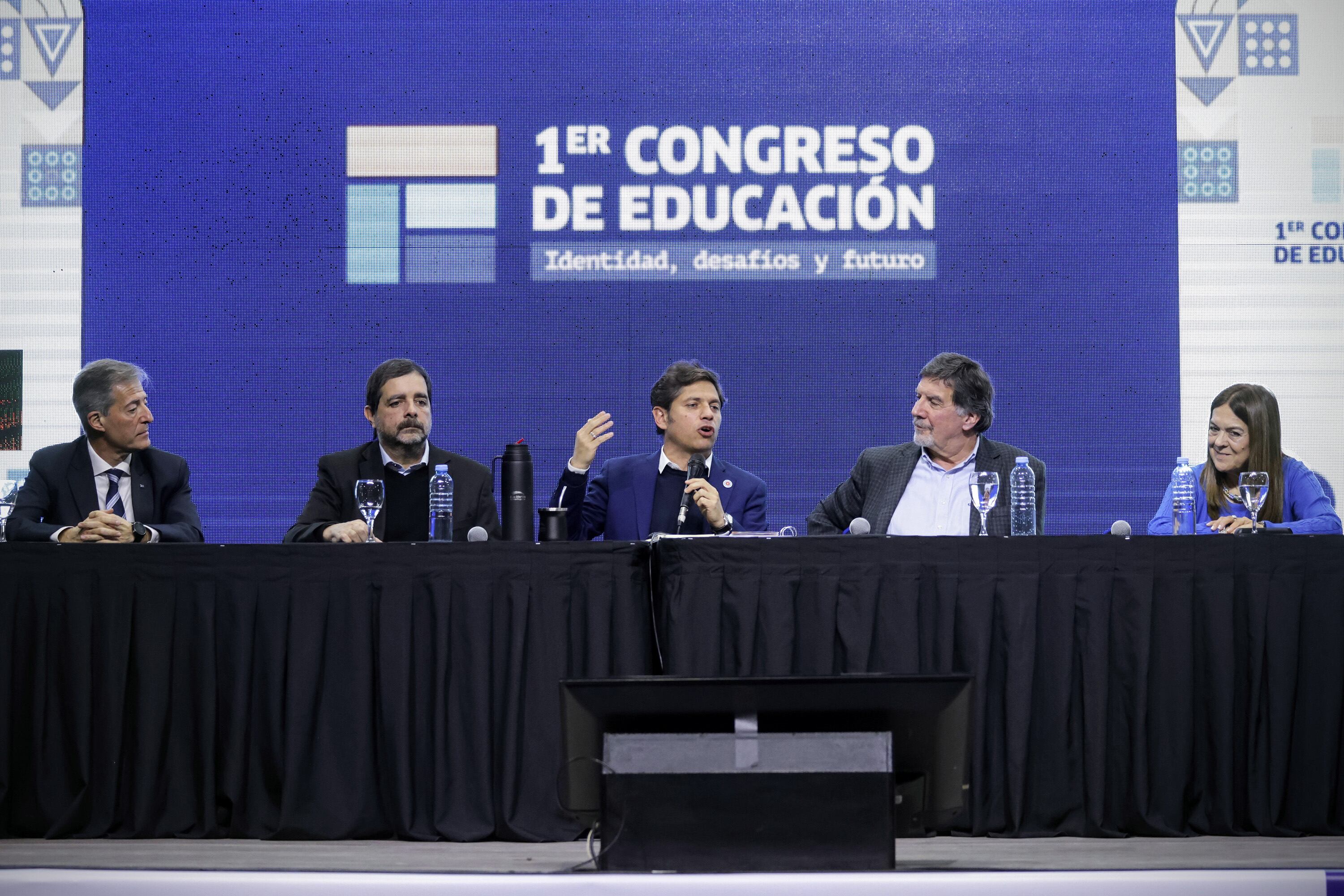 La apertura del Primer Congreso de Educación, en San Martín.
