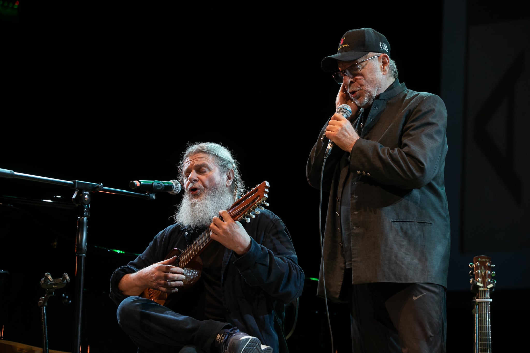 Sobre el final, los responsables de aquella aventura compartieron tres canciones en escena.