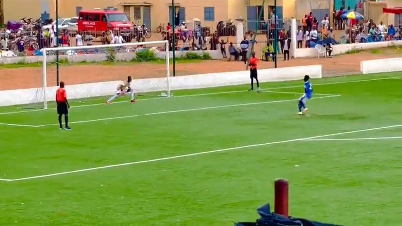 El momento del remate. 