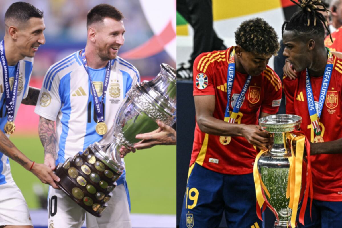 Argentina y España, campeones de América y Europa respectivamente