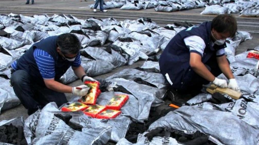 El secuestro de droga en el operativo Carbón Blanco. 