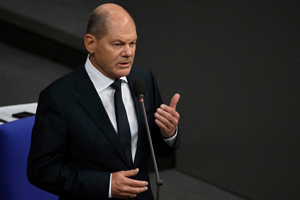 El canciller alemán Olaf Scholz