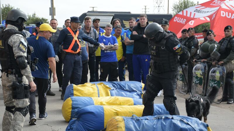 59 simpatizantes fueron imputados por violación a la Ley del Deporte y tenencia ilegal de armas