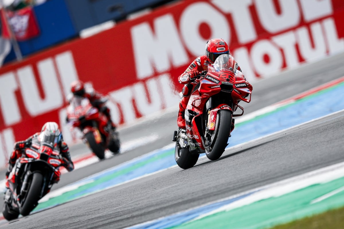 Marc Márquez se impuso de punta a punta en el GP de Alemania