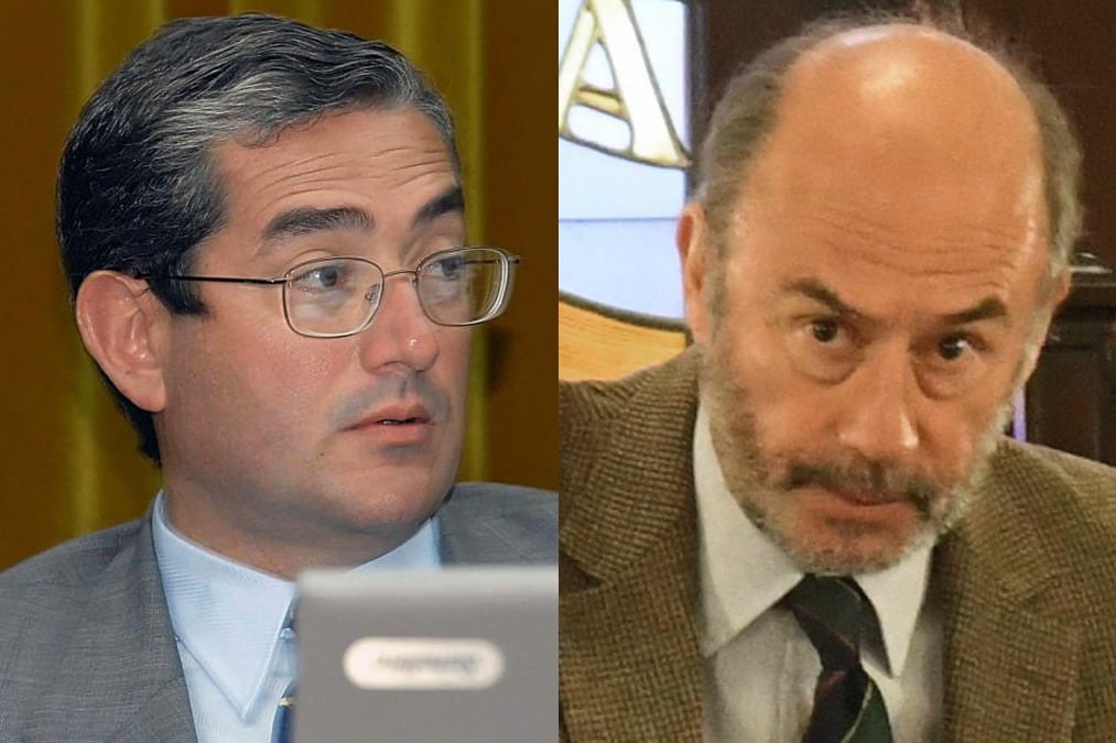 Luis María Rizzi (izq.) y Javier Anzoátegui.