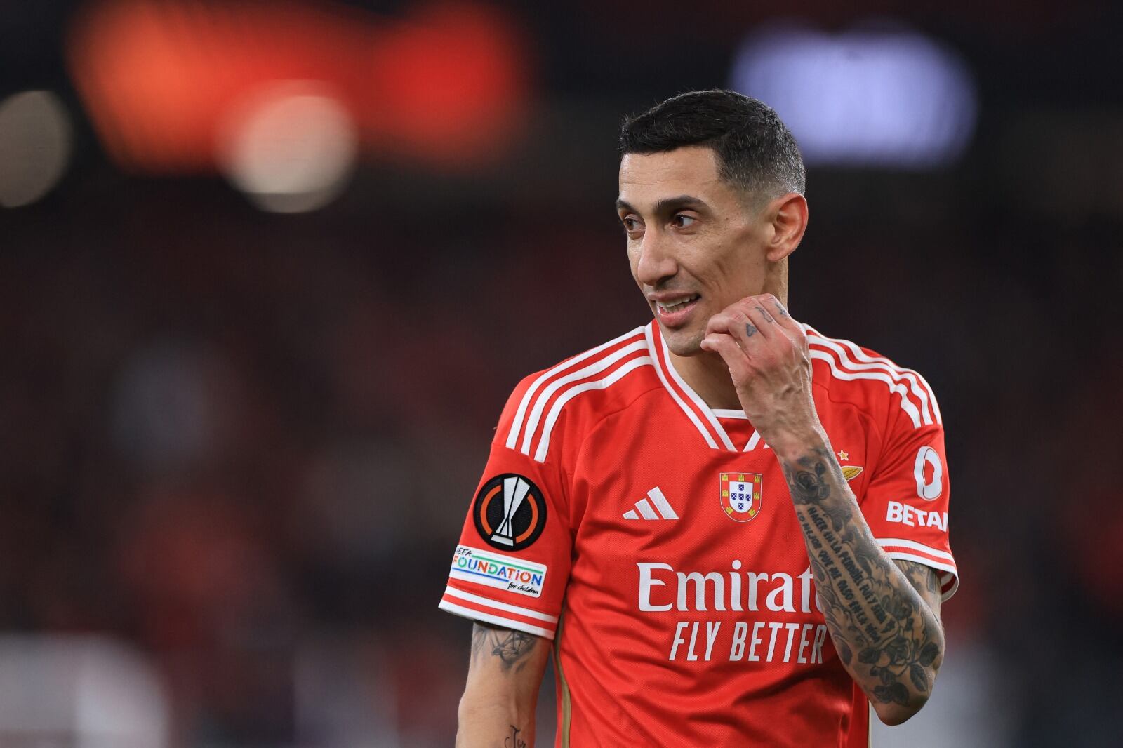 Di María juega el jueves con Benfica, por la Europa League
