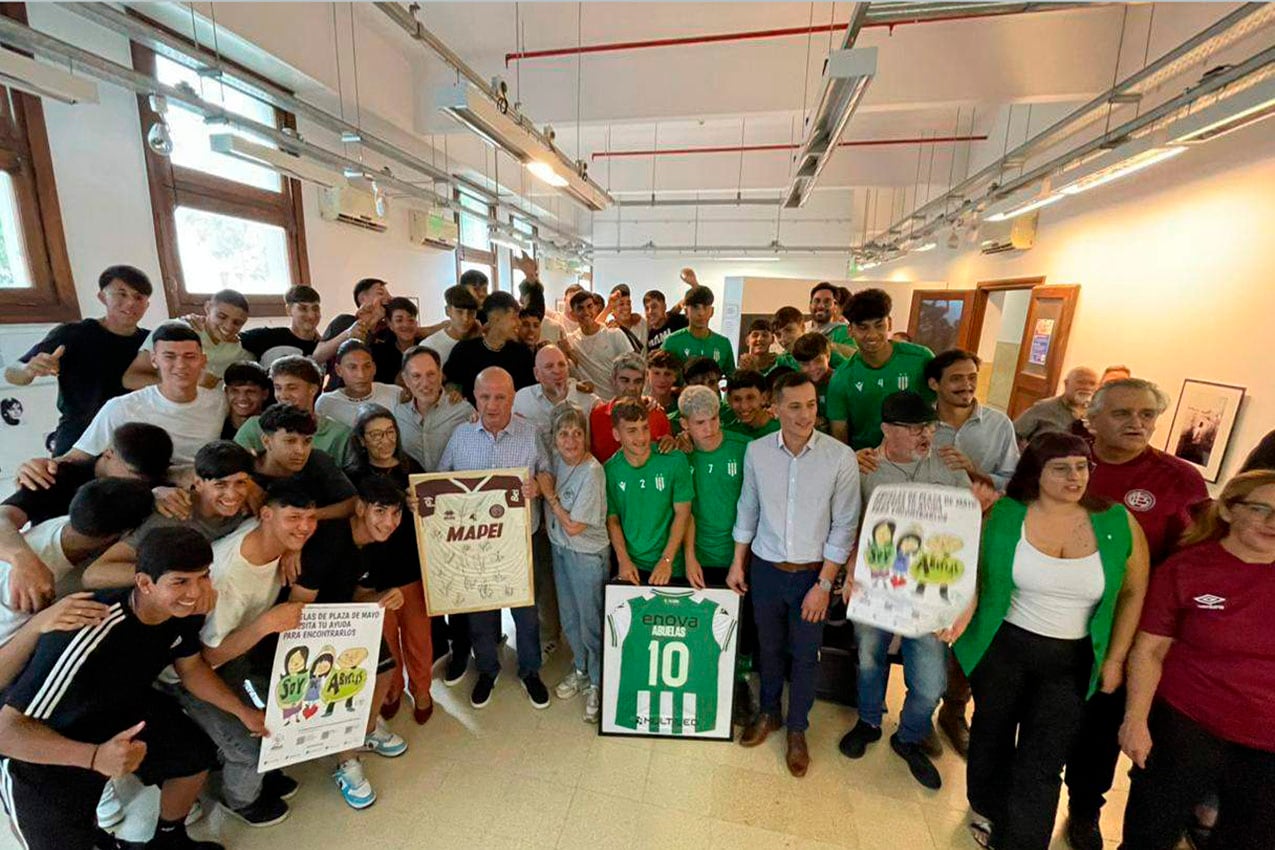 La visita de Banfield y Lanús a la Casa por la Identidad 