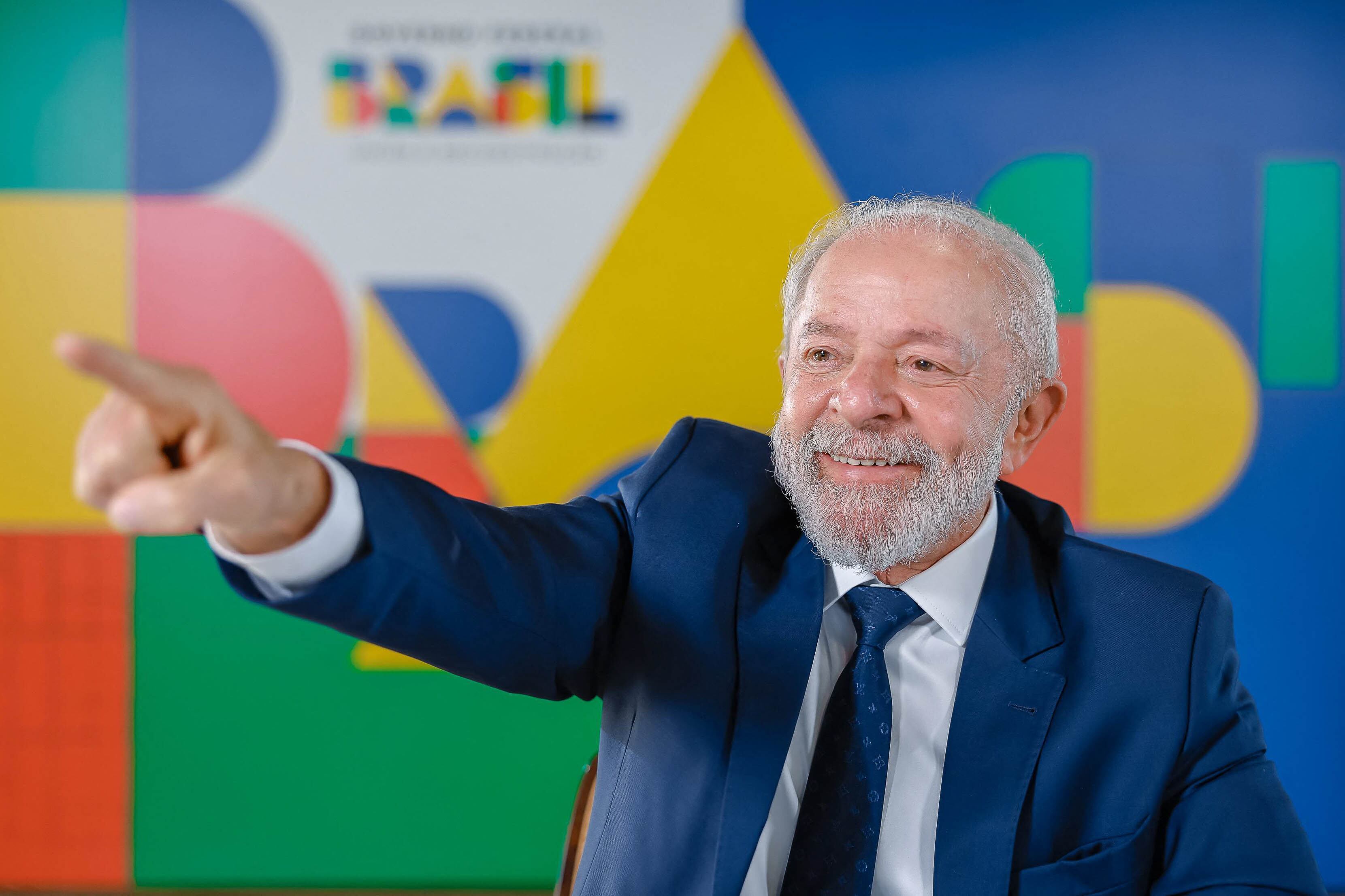 Lula da Silva, presidente de Brasil.