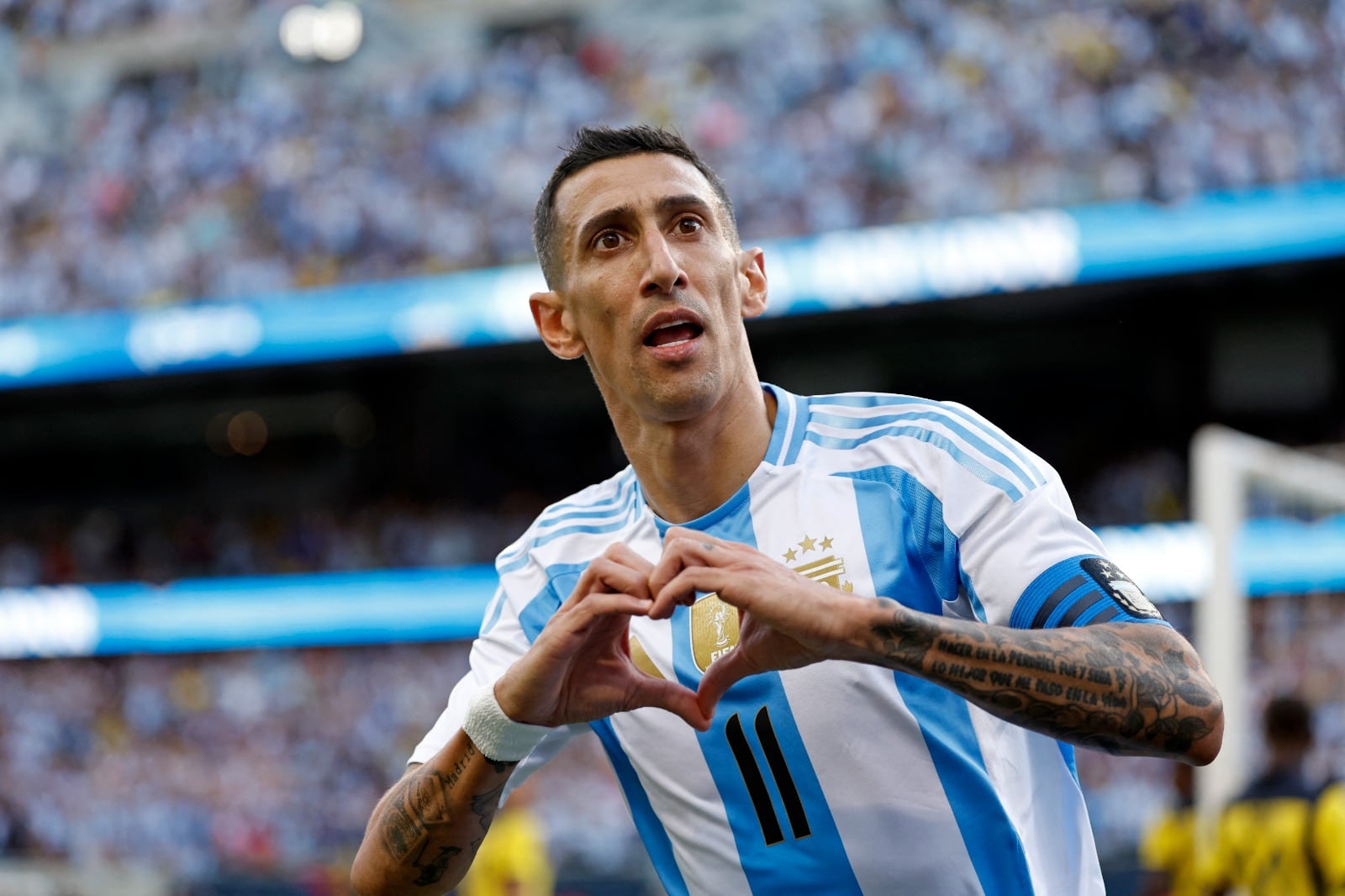 Di María, puro corazón y talento para el gol argentino 