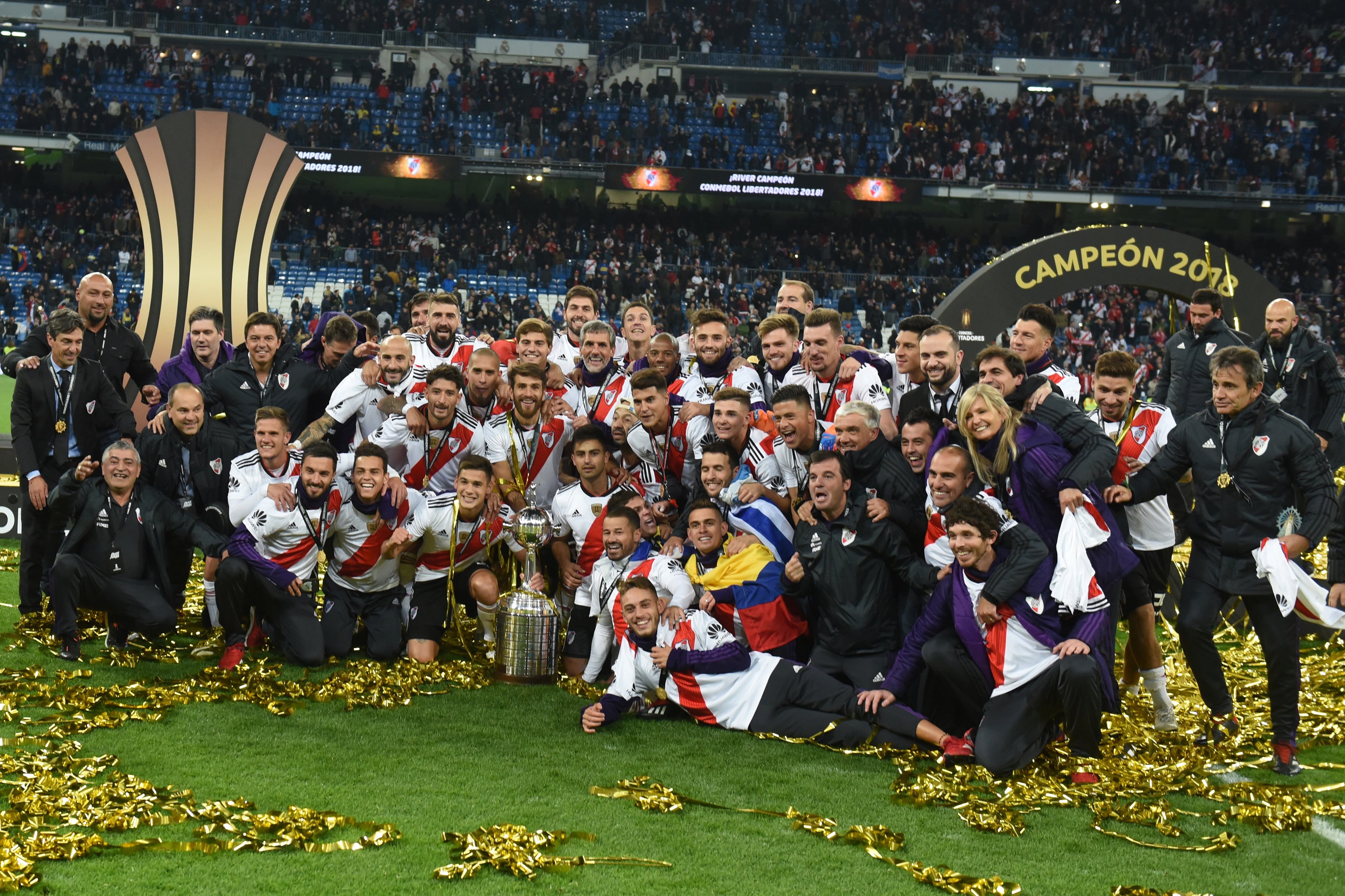 River, que el miércoles recibe a Palmeiras, fue el último equipo argentino campeón de la Libertadores