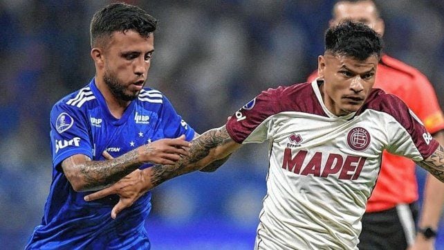 Lanús empató 1 a 1 en la ida ante Cruzeiro.