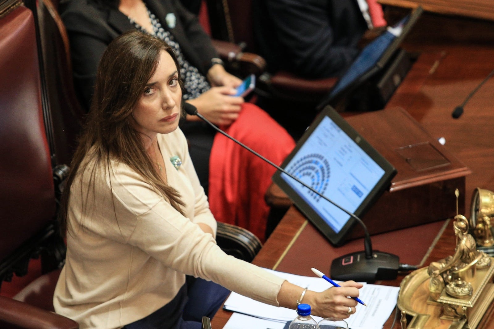 Victoria Villarruel defiende el accionar de los militares durante la dictadura. 