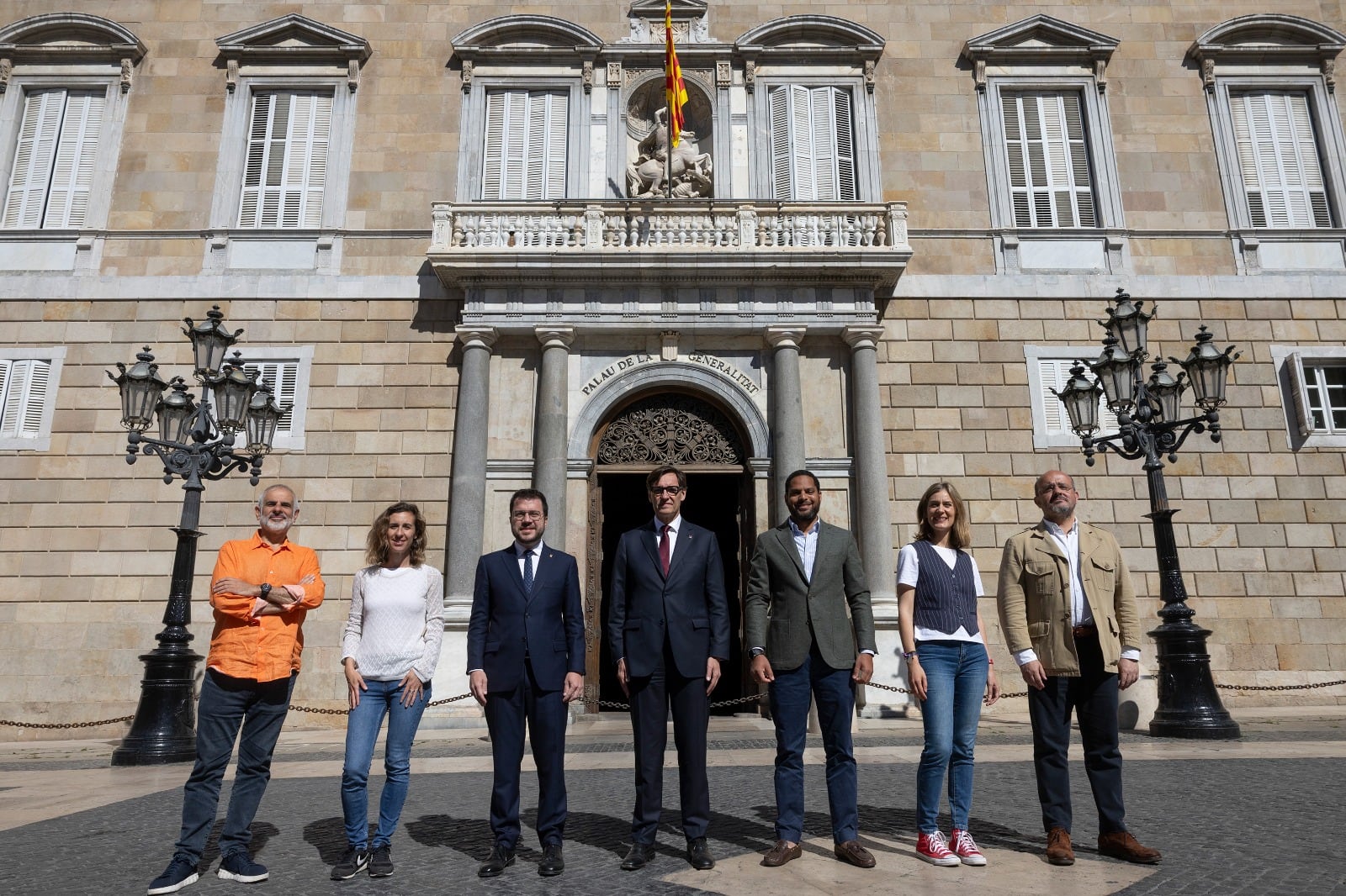 Imagen de los candidatos a presidir la Generalitat catalana.