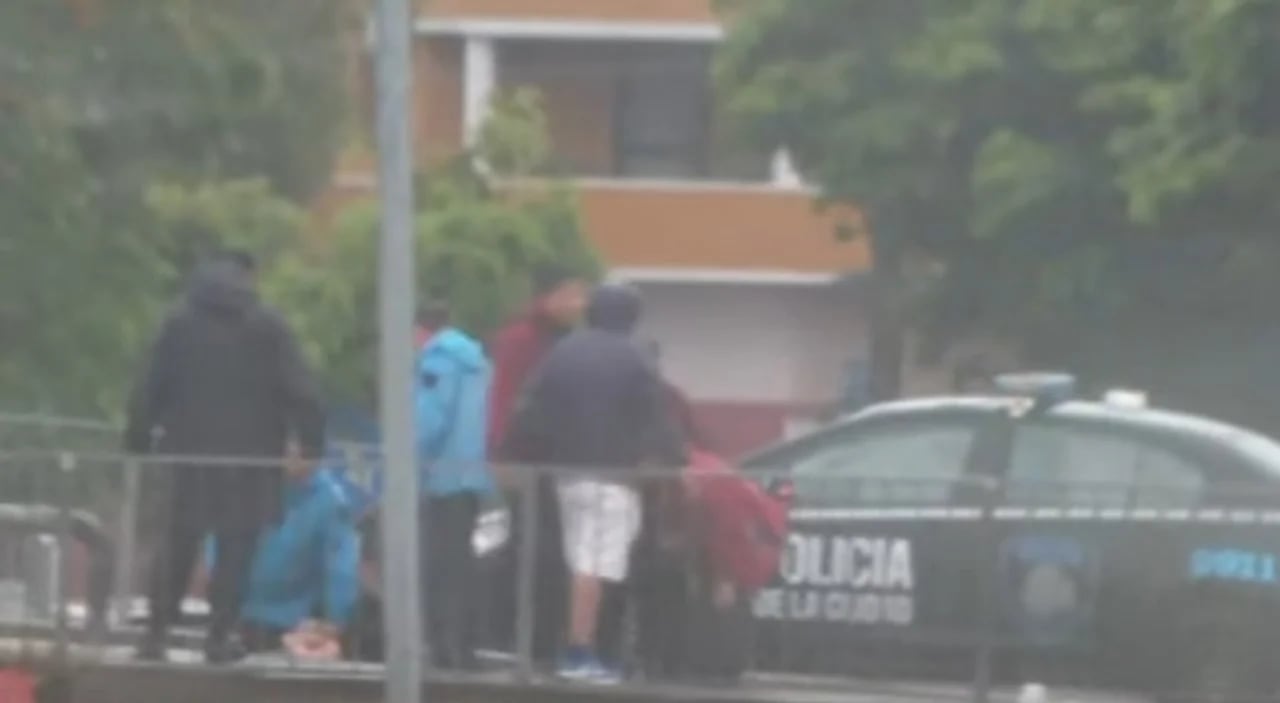 El momento de la detención. 