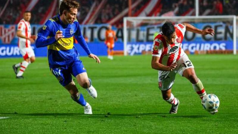 Con Saralegui en cancha, Boca fue un poquito mejor.