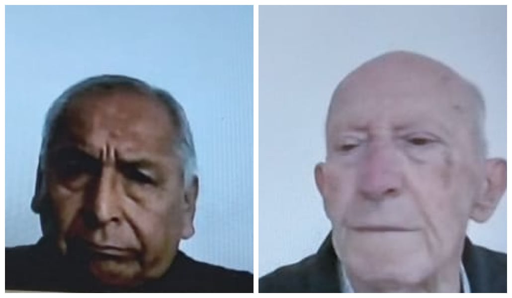 Estrada y Guil asisten a la audiencía de manera remota. 