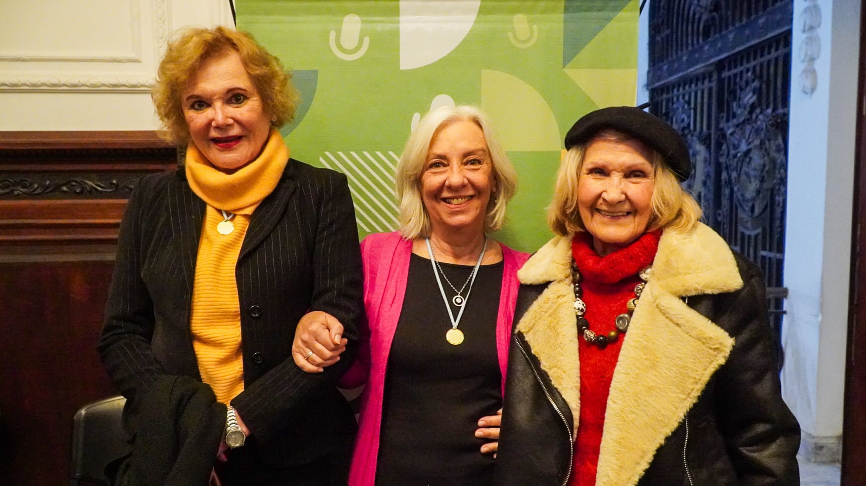 Gloria Franco, Marita Couto y Mary Gervino.