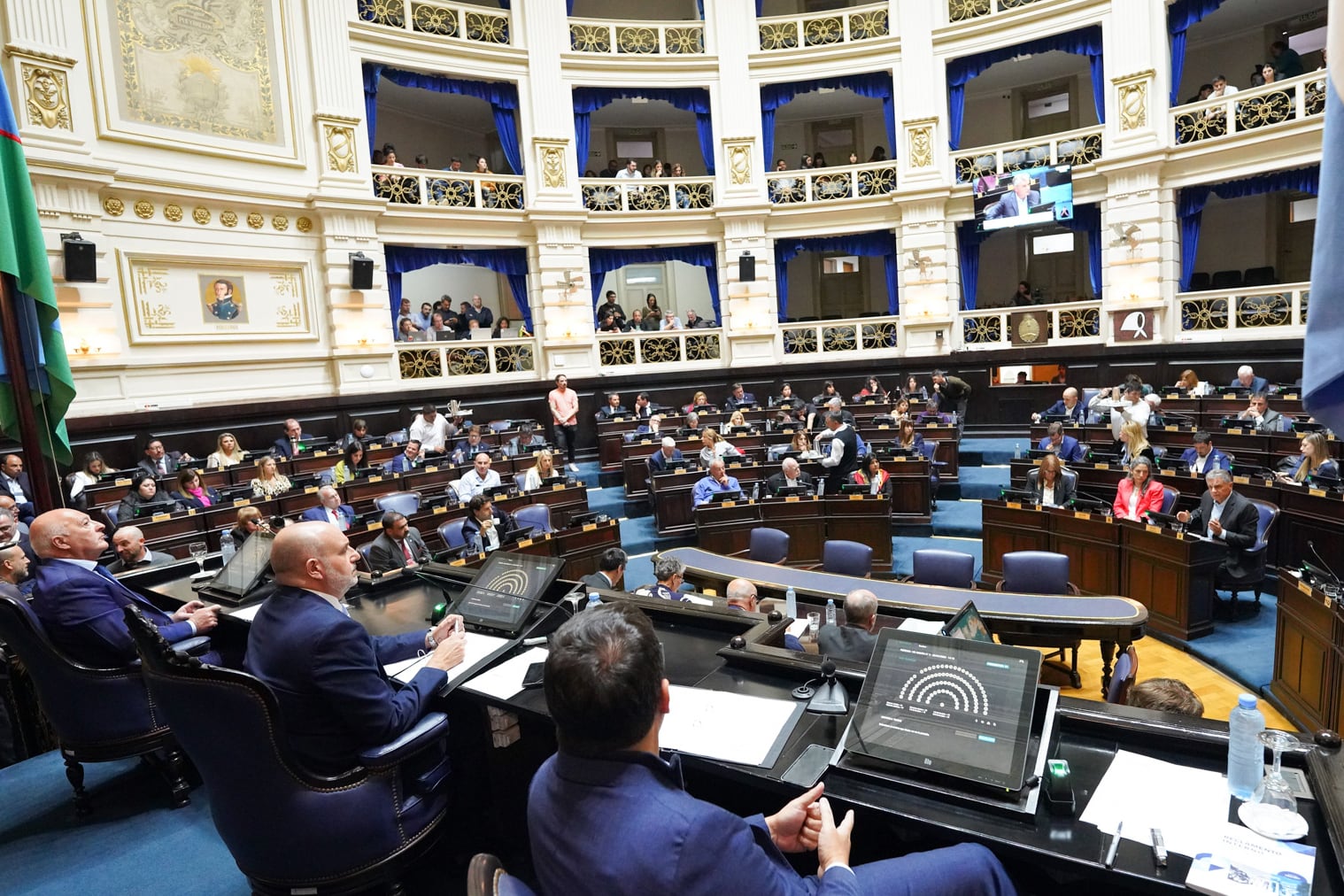 Alexis Guerrera presidió la sesión que suspendió las PASO. 