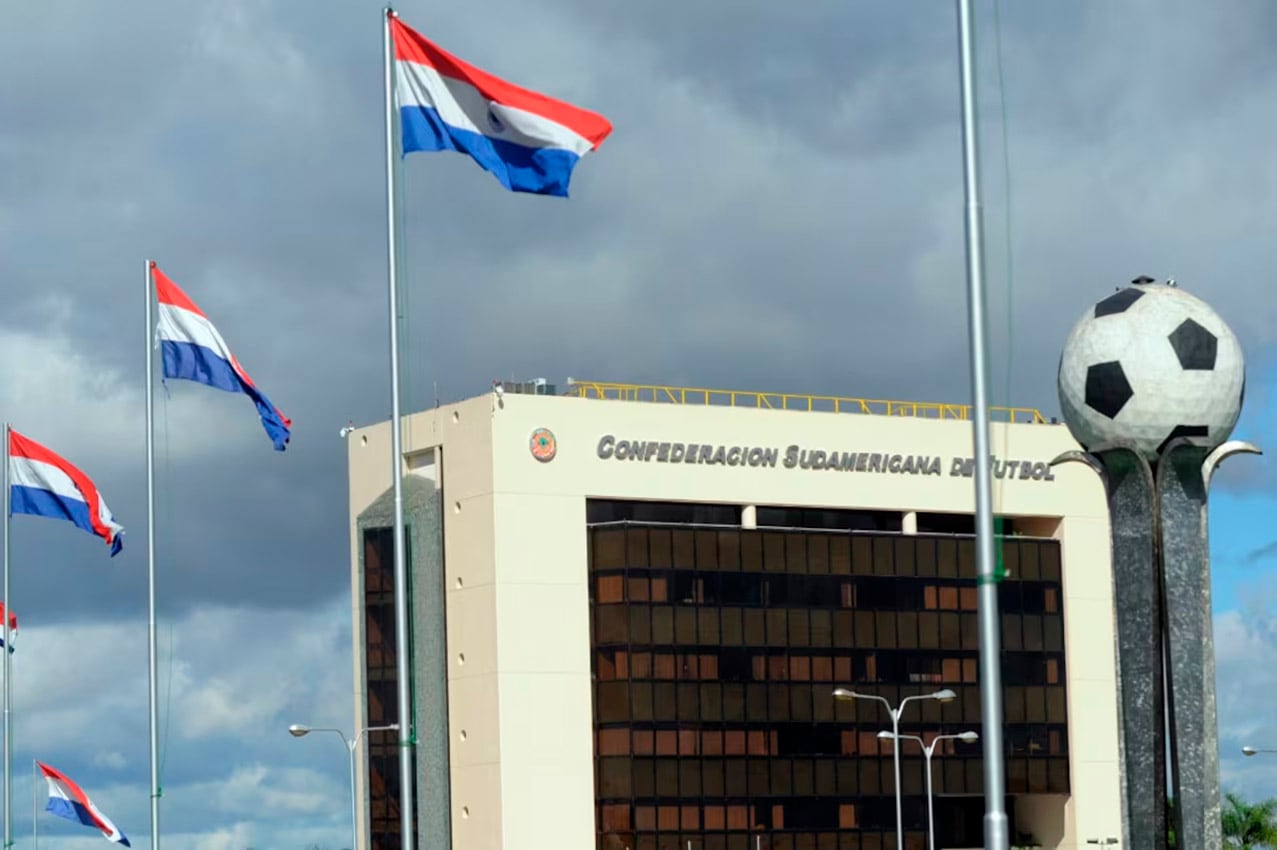 La sede de la Conmebol en Asunción del Paraguay