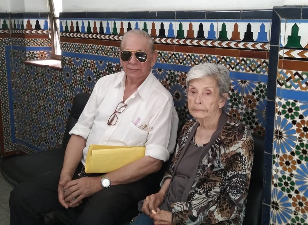 Víctor Cobos y Sonia Rey, ex detenidos. 