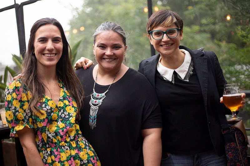 Gloria Orrego-Hoyos, María Lina Carrera y Natalia Saralegui Ferrante 